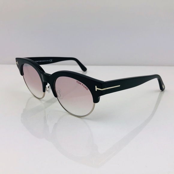 New TOM FORD Henri-02 Round Black Sunglasses - Picture 5 of 16